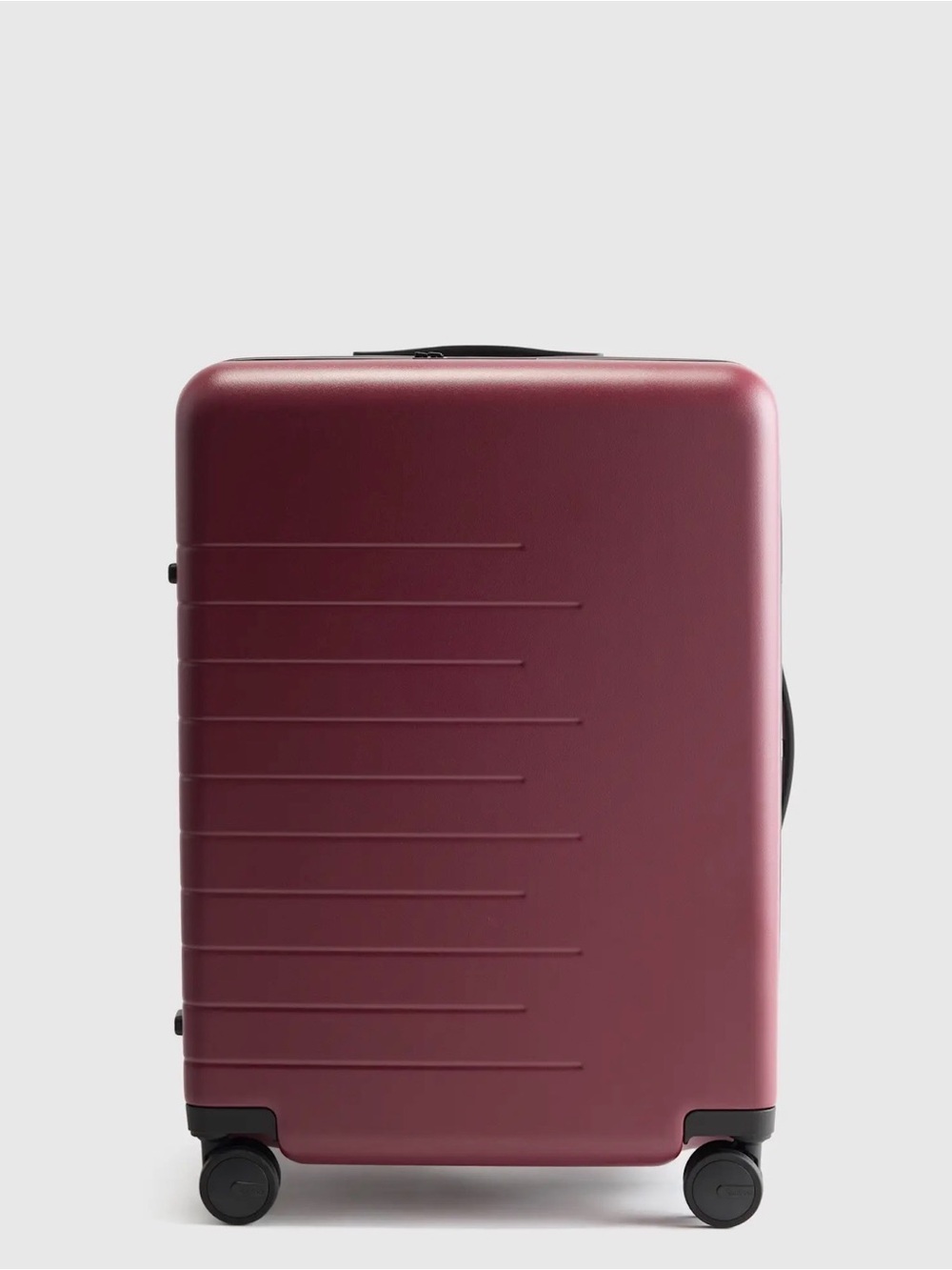 Quince Burgundy Hard-Shell Carry-On Spinner